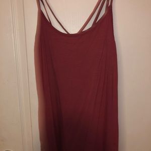 Maroon tank top